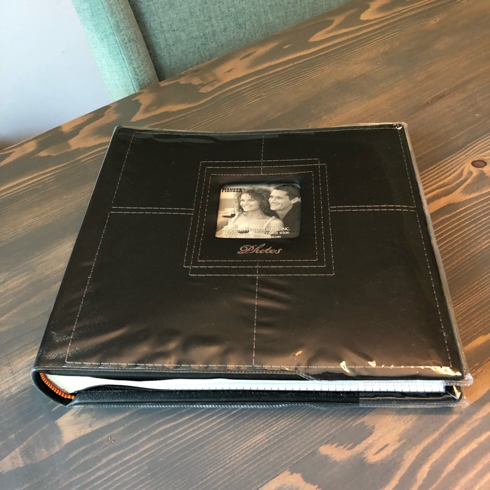 Black Photo Album (holds up to 200 pictures)